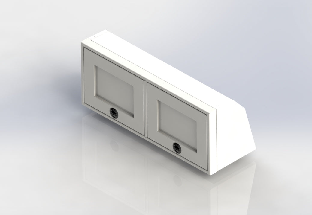 36" Upper Cabinet - Angled