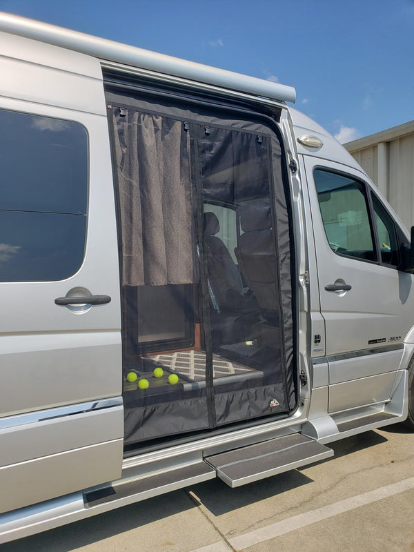 03-06 T1N Mercedes Sprinter Sliding Door Insect Bug Screen