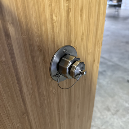 Stainless Steel RV and Marine Shower Port System Tetravan