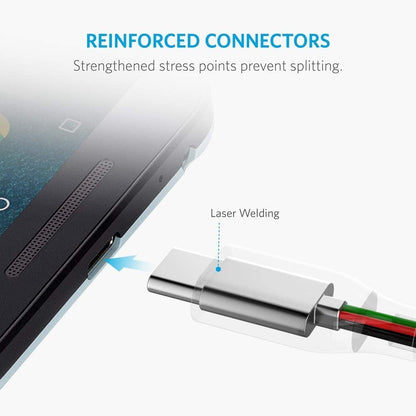 Anker <b>Powerline+</b> USB C to USB 3.0 Cable (3 ft, 6 ft)