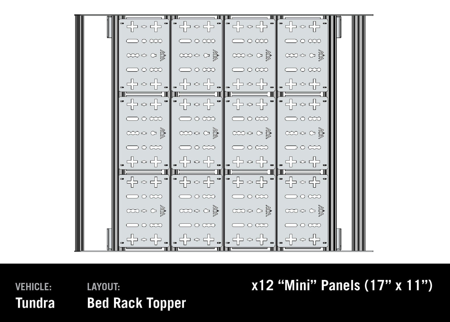 Toyota Tundra Bed Rack - DRIFTR Topper Add-on