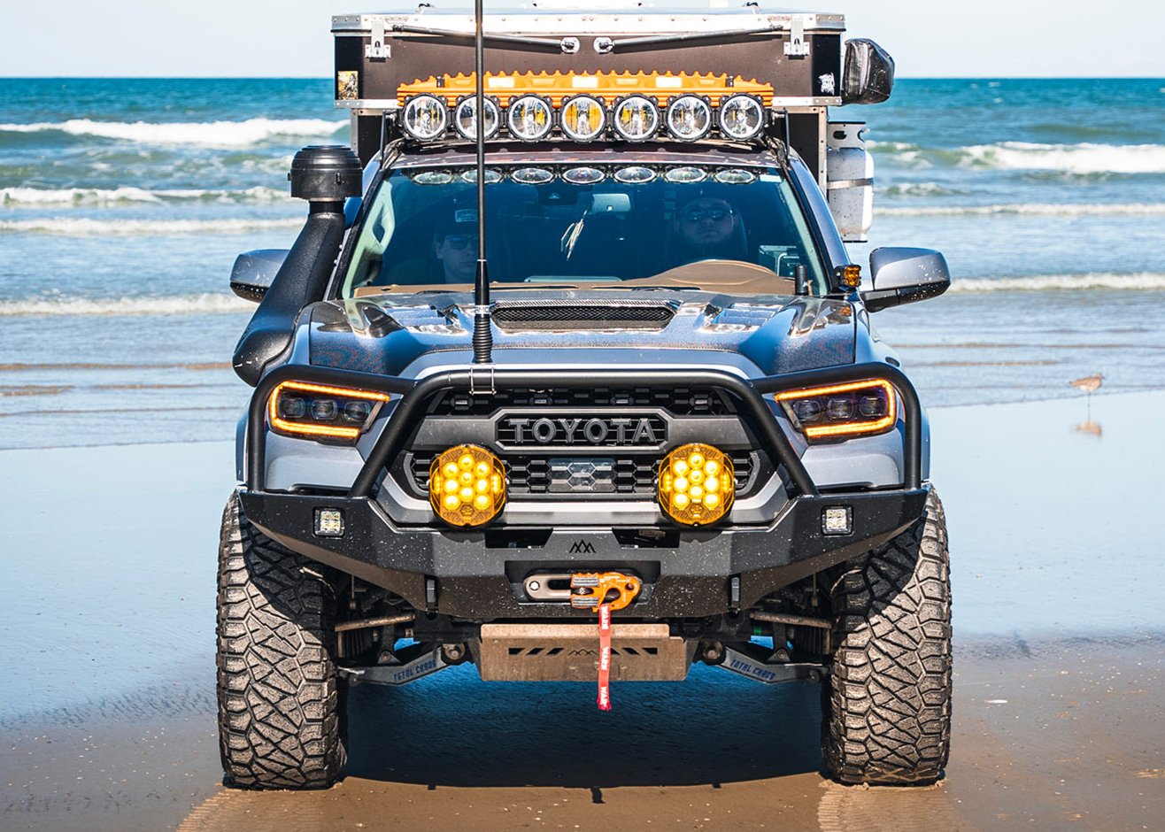 Hi-Lite Overland Toyota Tacoma Front Bumper 3rd Gen (2016-2023) [Bull Bar]