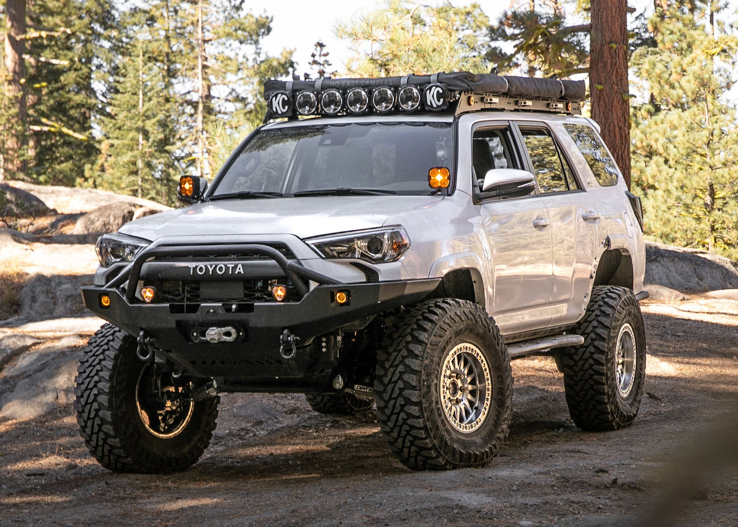 Hi-Lite Overland Toyota 4Runner Front Bumper 5th Gen (2010-2024) [PreRunner Bull Bar]