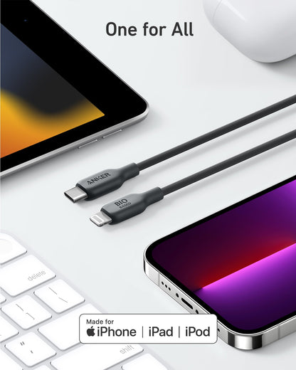 Anker <b>541</b> USB-C to Lightning Cable (Bio-Based)