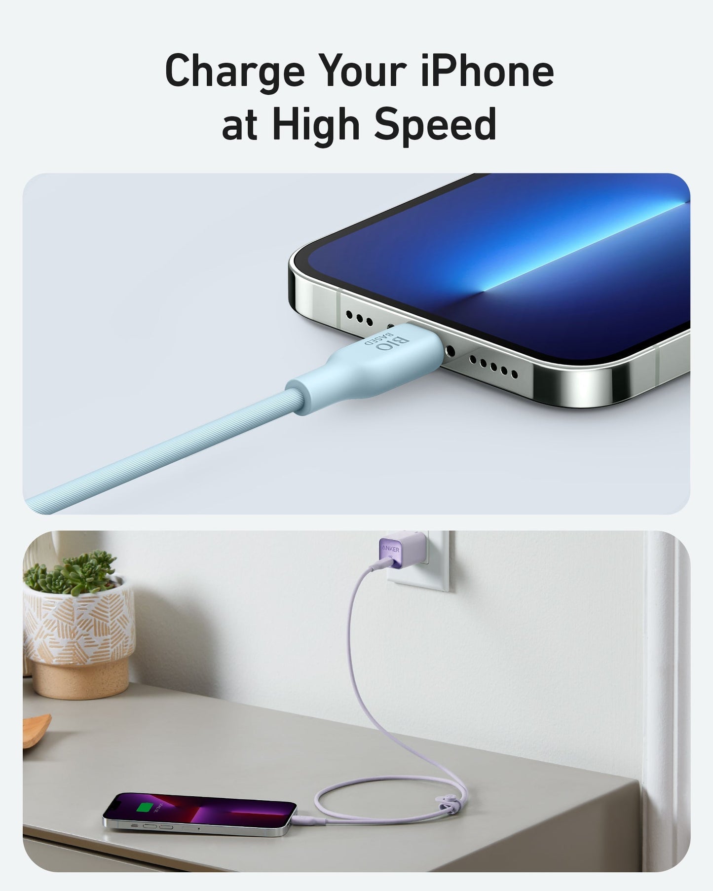 Anker <b>541</b> USB-C to Lightning Cable (Bio-Based)