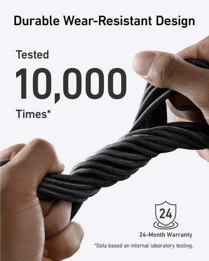 Anker <b>543</b> USB-C to USB-C Cable (Bio-Braided,6 ft)