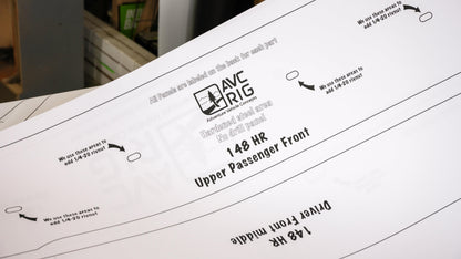 Transit Paper Patterns: Rear Doors and Slider Door