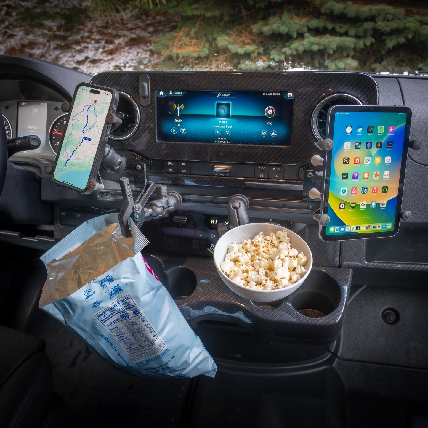 NEXUS Chip Clip with 1 Inch Ball Mount