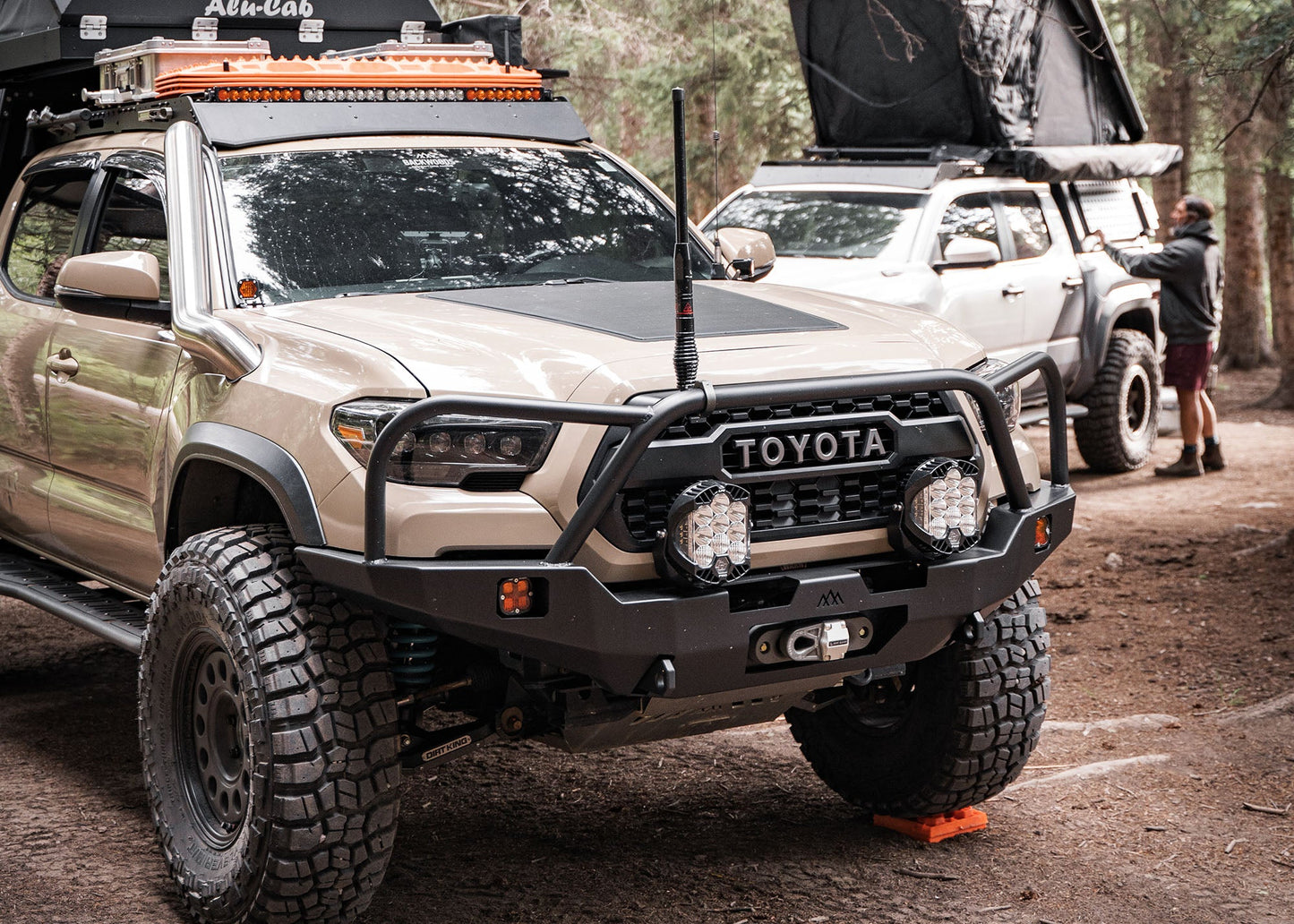 Hi-Lite Overland Toyota Tacoma Front Bumper 3rd Gen (2016-2023) [Bull Bar]