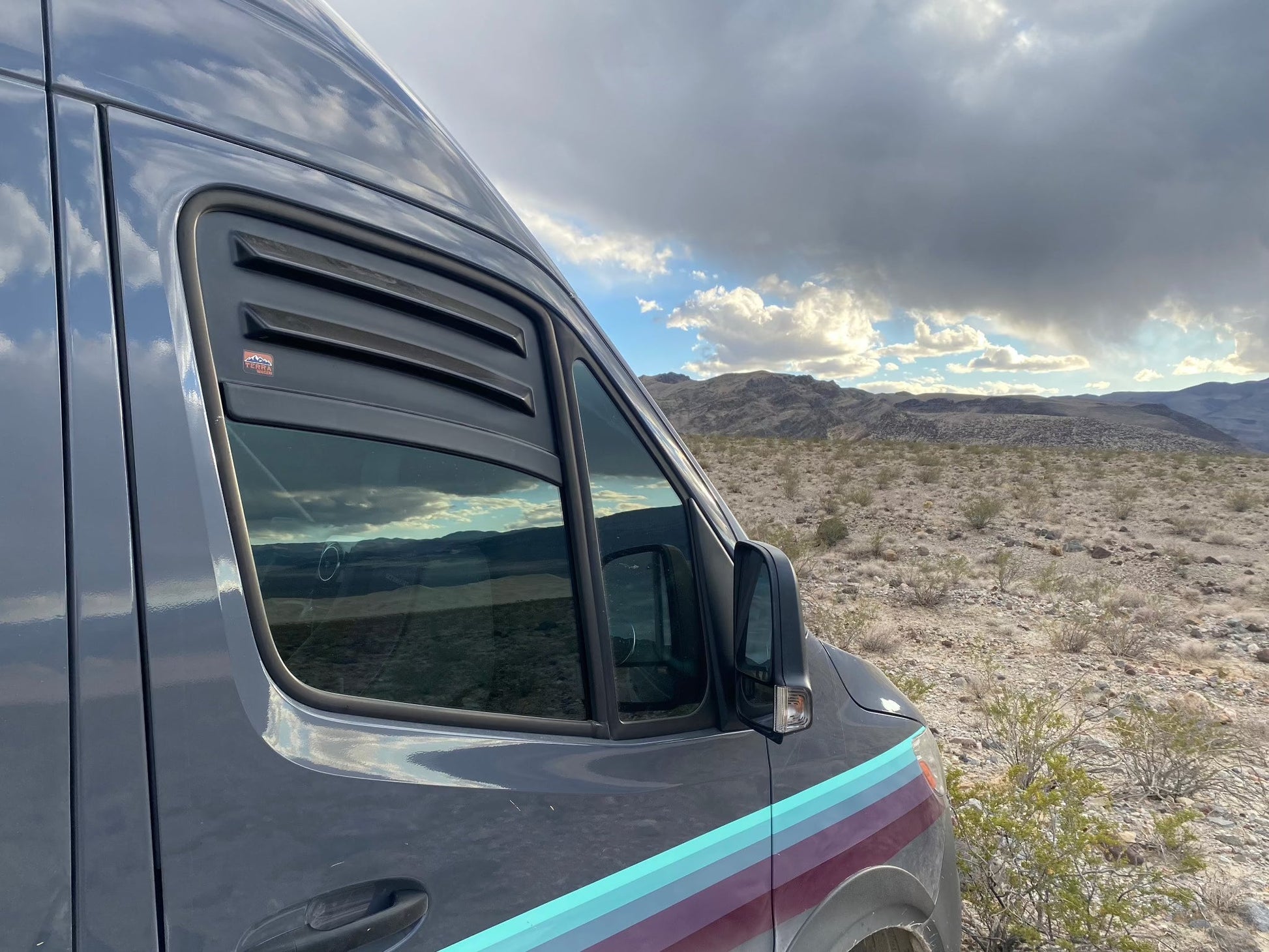 Bug Barrier Window Vent for Sprinter, Transit & ProMaster Vans Terrawagen
