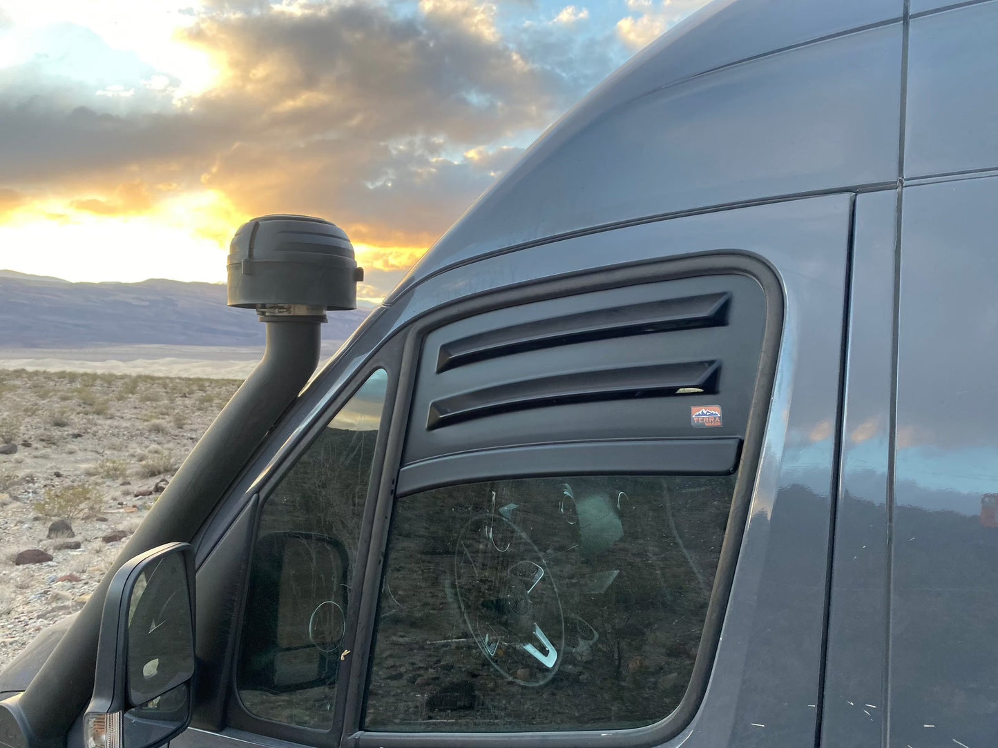 Bug Barrier Window Vent for Sprinter, Transit & ProMaster Vans Terrawagen