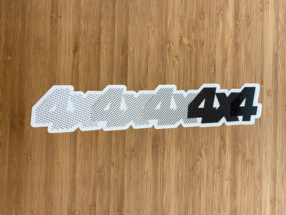 4x4x4x4 sticker