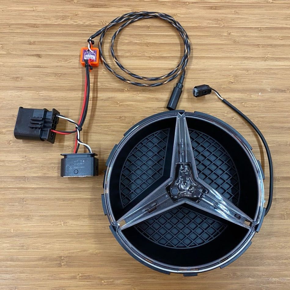 LED Grill Emblem for Mercedes Sprinter 907 – Fits Chrome Grill with Removable Star