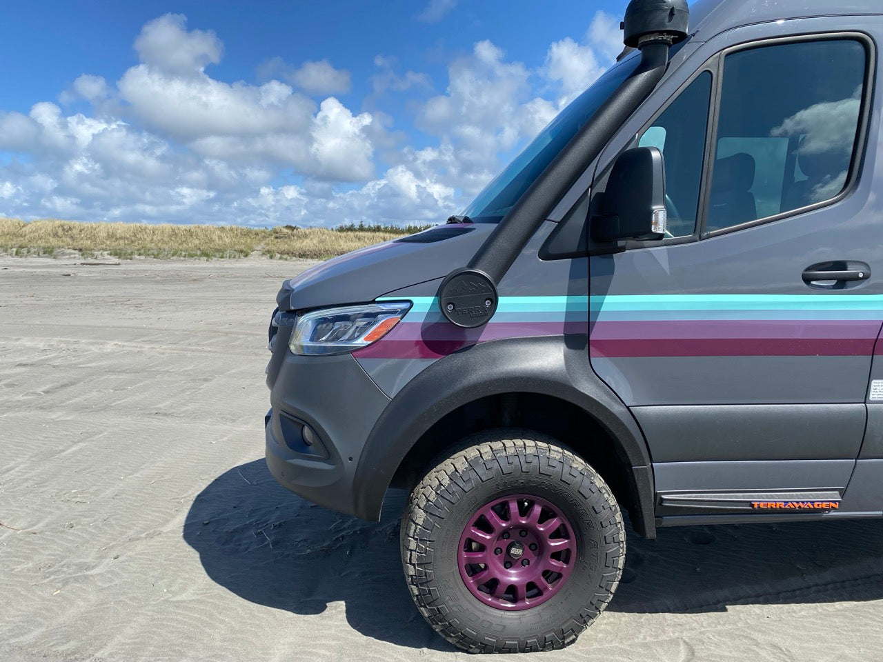 Desert Defender Fender Flares – Pointed Rear Design, Max Tire Clearance for Sprinter 2019–2024