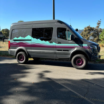 Desert Defender Classic Fender Flares – Rounded Rear Arch, Single Cut Install for 2019–2025 Sprinter