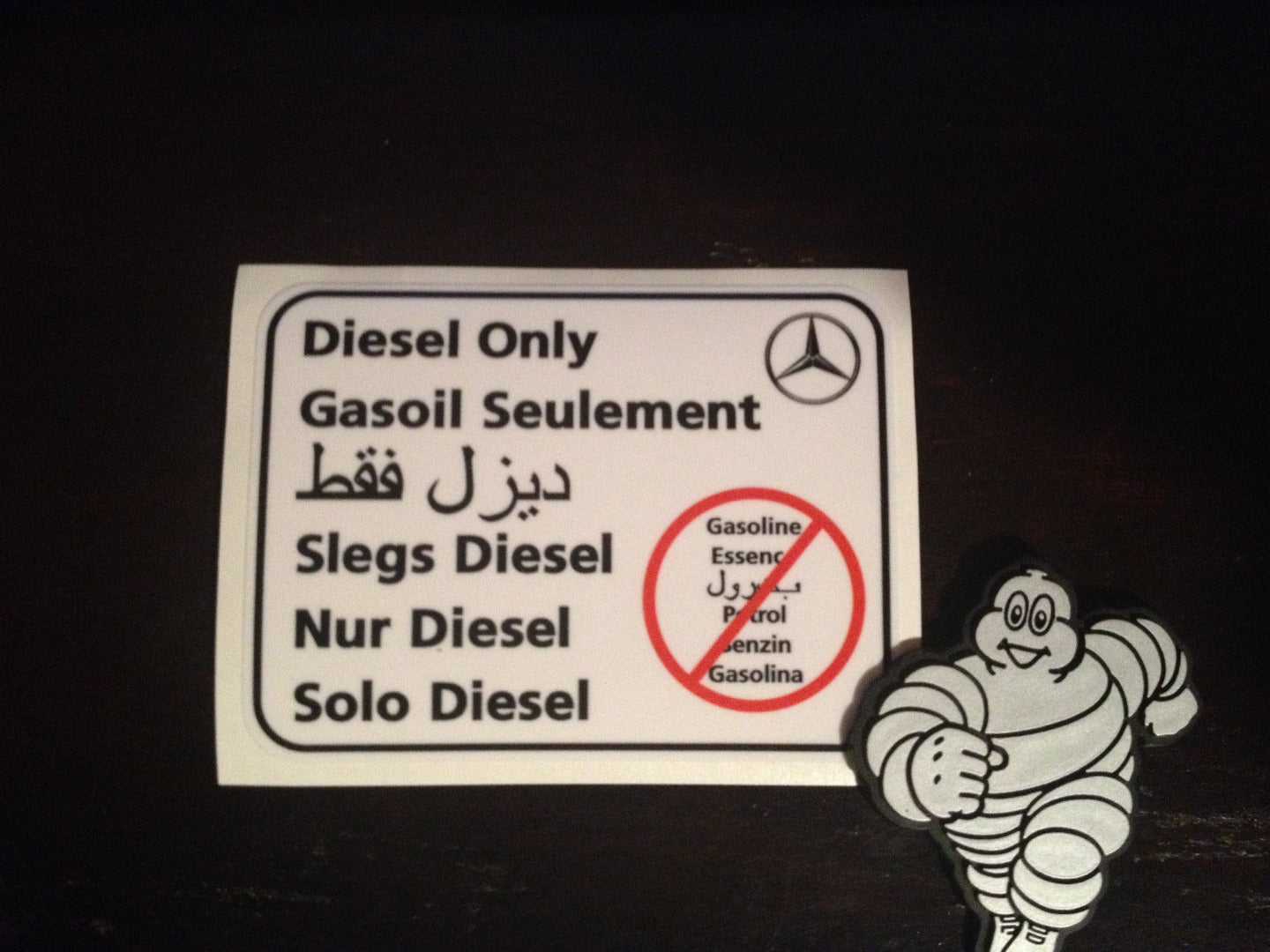Diesel Only Sticker - Mercedes-Benz