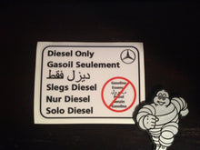 Diesel Only Sticker - Mercedes-Benz