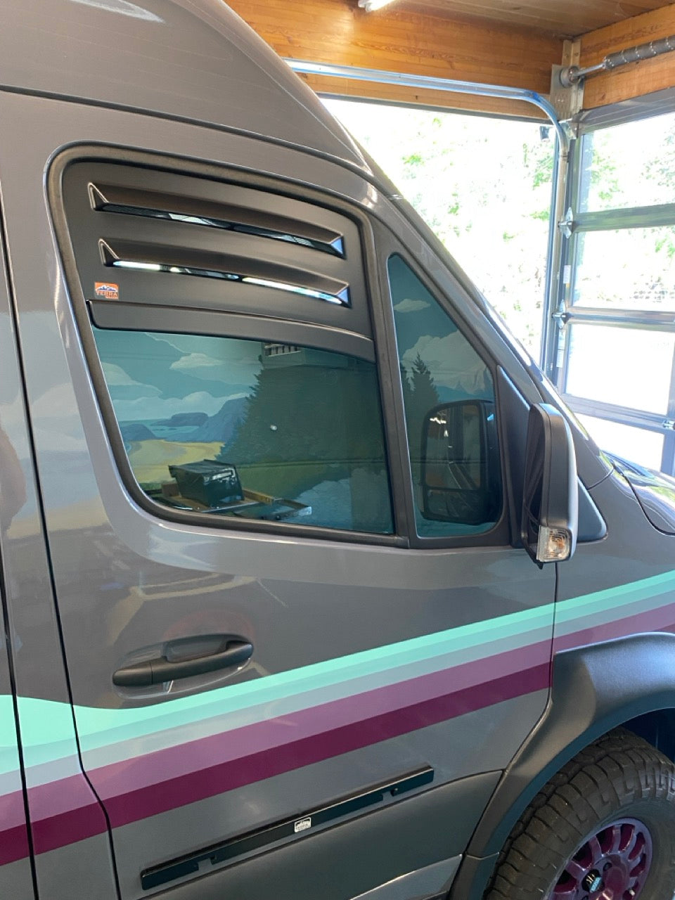 Reversa-Vent Shade for Sprinter & Transit Vans | Works with EcoFlow and Bug Barrier