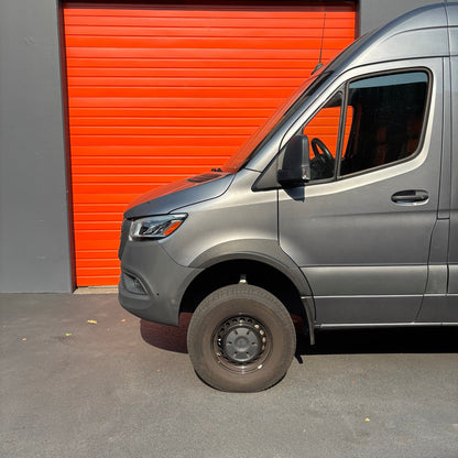 Rally Raider Front Flares for Sprinter Vans – Designed for Oversized Bumpers Terrawagen