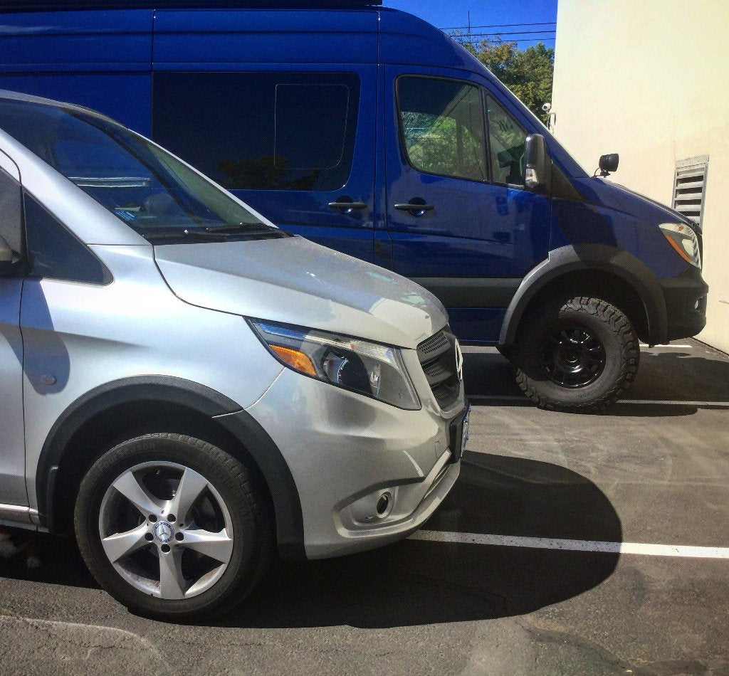 Metris / Vito 8-Piece Fender Flare Kit – Full Corner Coverage Van Upgrade Terrawagen