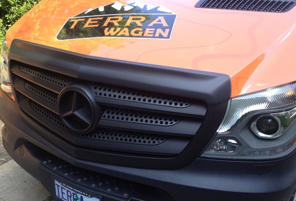 Aero Hood Spoiler for Sprinter 906 2014-2018 – Paint Protection and Debris Deflection Terrawagen