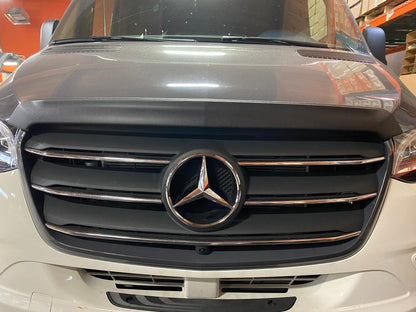 LED Grill Emblem for Mercedes Sprinter 907 – Fits Chrome Grill with Removable Star