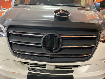 LED Grill Emblem for Mercedes Sprinter 907 – Fits Chrome Grill with Removable Star