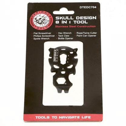 Skull Keychain EDC Tool - 8 in 1 (Copy) Defiance Tools