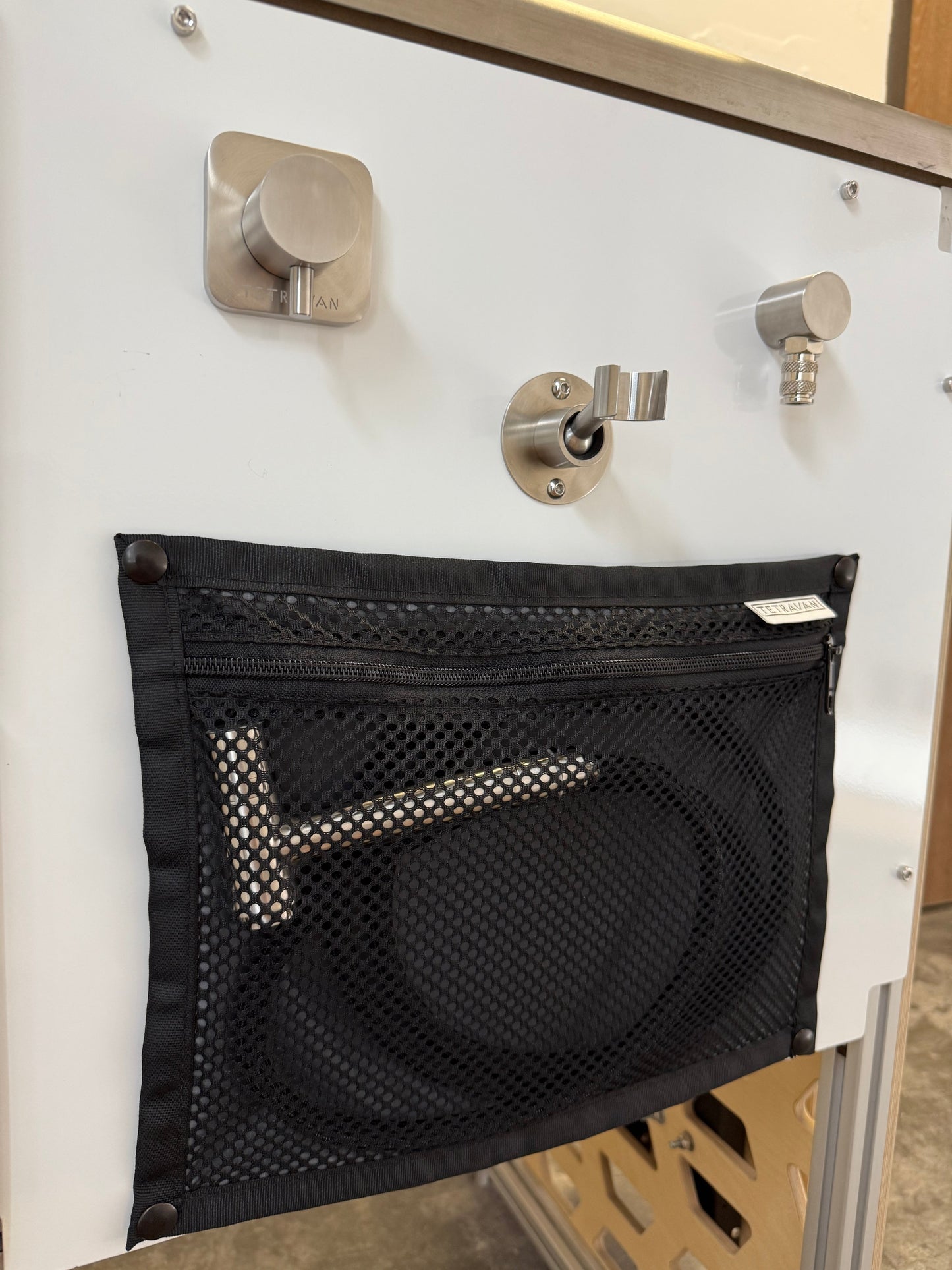 Stainless Steel RV and Marine Shower Port System GoCode