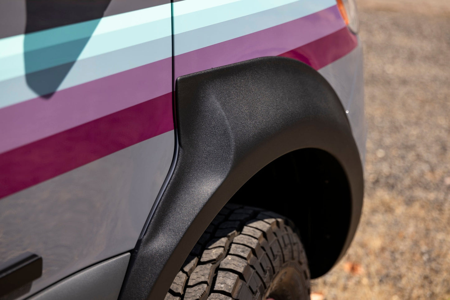 Desert Defender Fender Flares – Pointed Rear Design, Max Tire Clearance for Sprinter 2019–2024