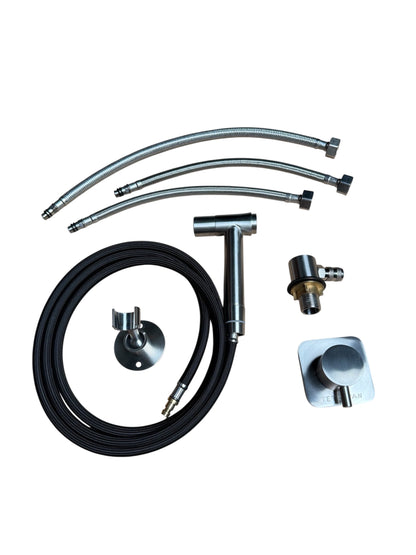 Stainless Steel RV and Marine Shower Port System GoCode