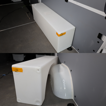NW Conversions 24 Gallon Wheel Well Water Tank - Centered (SP-C-24) GoCode