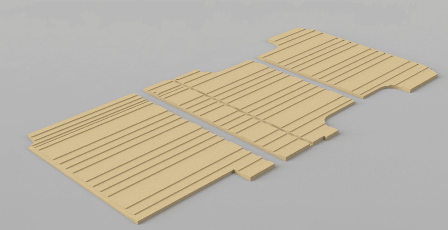 Sprinter Floor Insulation System and Subfloor