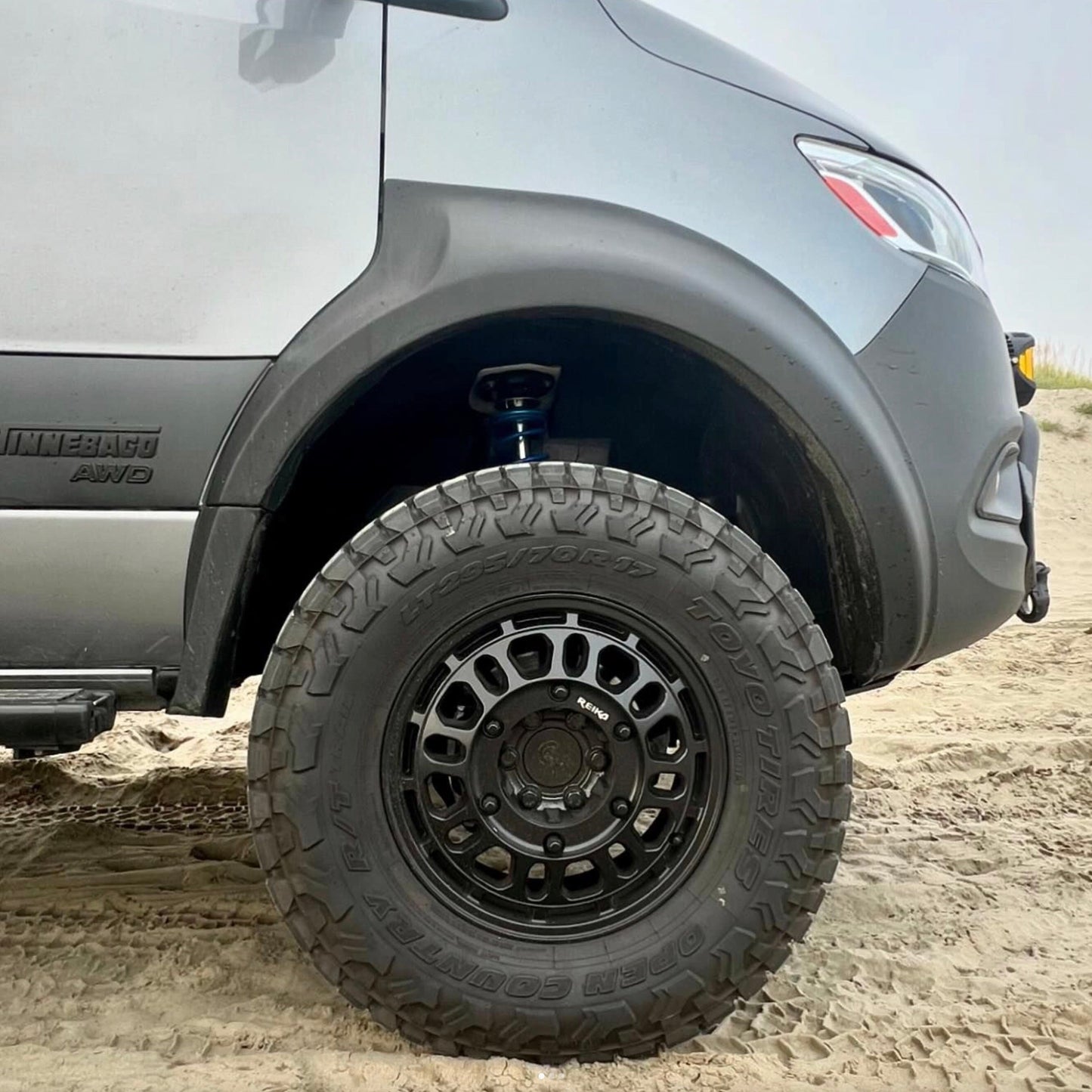 Desert Defender Fender Flares – Pointed Rear Design, Max Tire Clearance for Sprinter 2019–2024