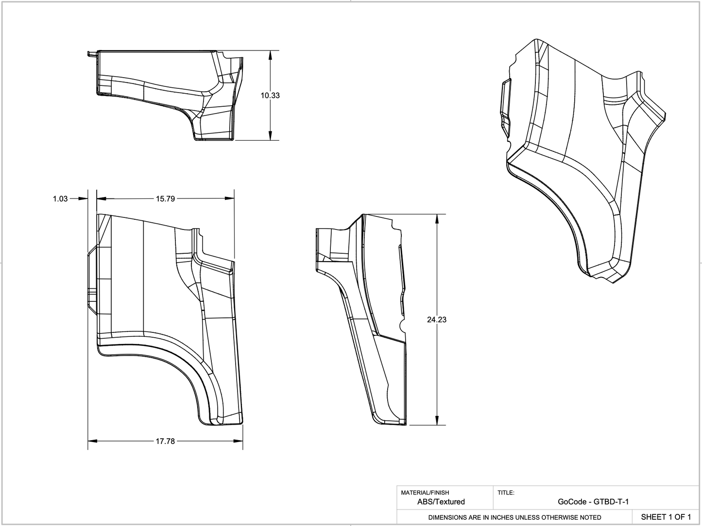 Ford Transit Front Trim Kit GoCode