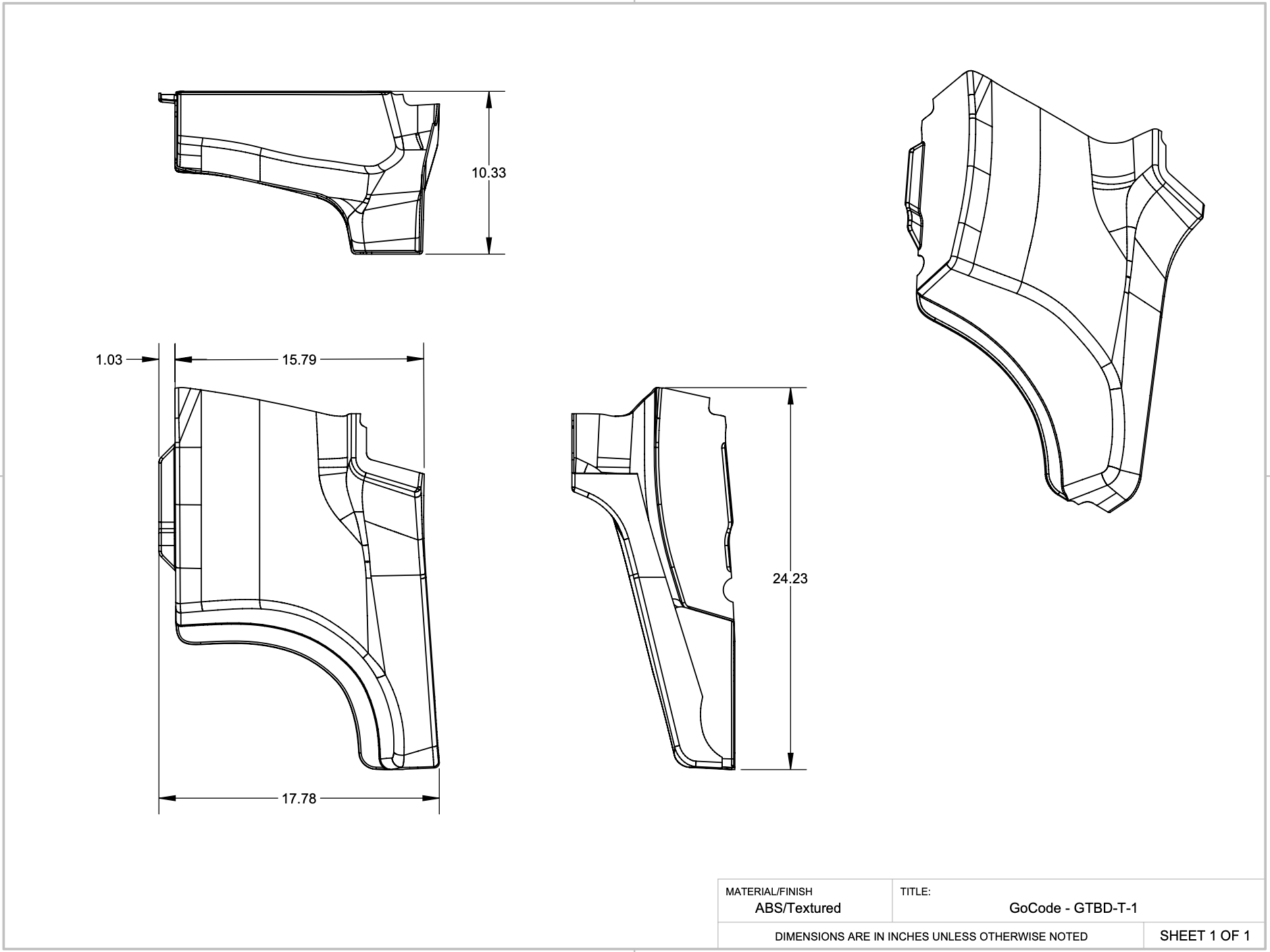 Ford Transit Front Trim Kit GoCode