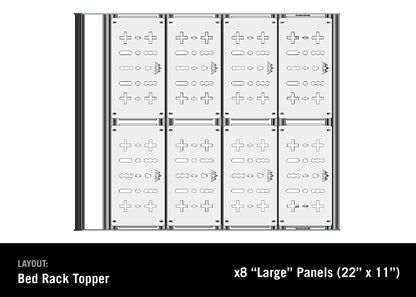 Jeep Gladiator Bed Rack - DRIFTR Topper (Add-on)